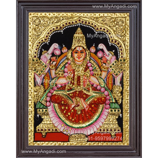 Gajalakshmi Tanjore Painting
