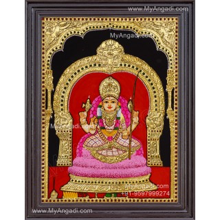 Agni Amman Tanjore Painting