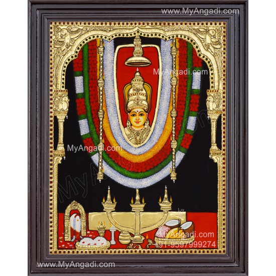 Meenkulathi Bagavathi Amman Tanjore Painting