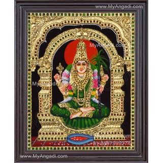 Kamatchi Amman Tanjore Painting