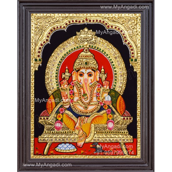 Ganesha Tanjore Painting