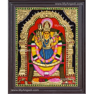 Muthu Mari Amman Tanjore Painting