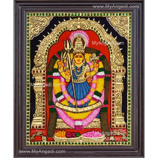 Muthu Mari Amman Tanjore Painting