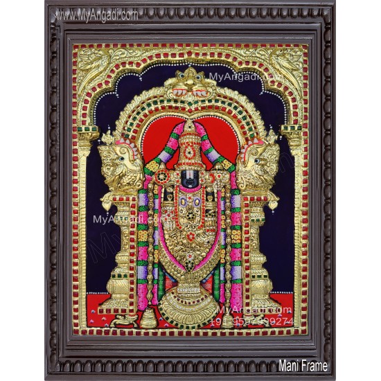 Balaji 3d Tanjore Painting Balaji 3d Tanjore Painting