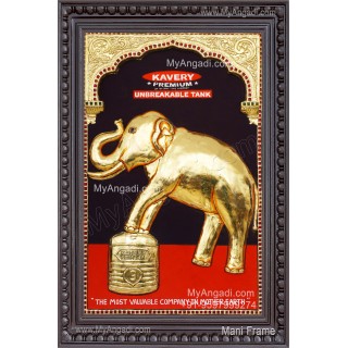 Logo Kavery Premium Unbreakable Tank Tanjore Painting