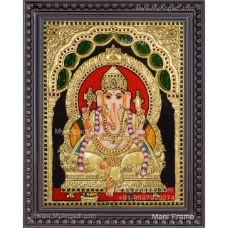 Ganesha Tajore Painting