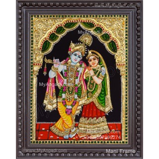 Radha Krishna Tanjore Painting