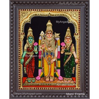 Murugan Valli Deivanai Tanjore Painting