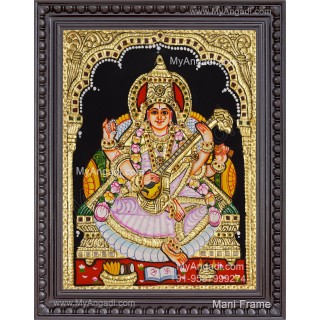 Saraswathi Tanjore Painting