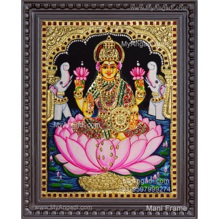 Gajalakshmi Tanjore Painting