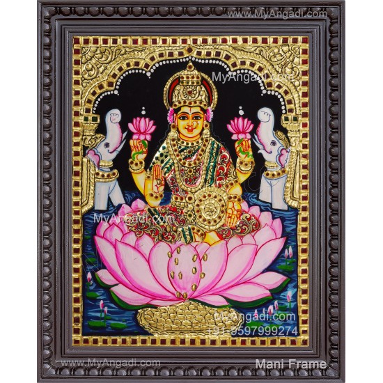 Gajalakshmi Tanjore Painting