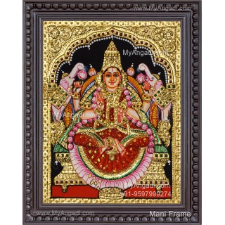 Gajalakshmi Tanjore Painting