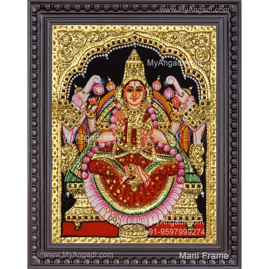 Gajalakshmi Tanjore Painting