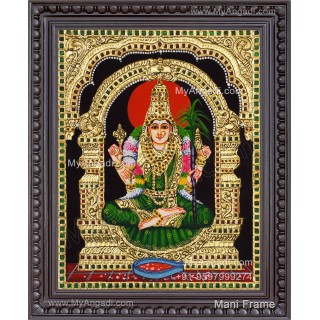 Kamatchi Amman Tanjore Painting