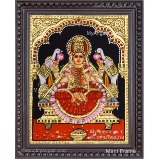 Gajalakshmi Tanjore Painting