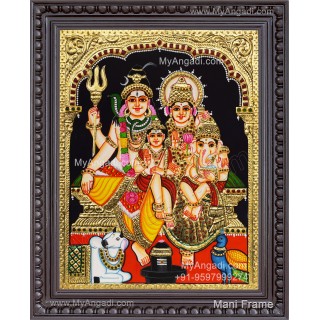 Shiva Family Tanjore Painting