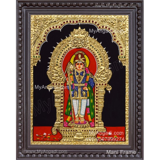 Raja Alangara Murugan Tanjore Painting