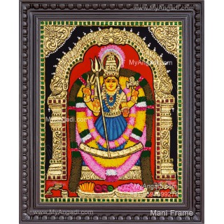 Muthu Mari Amman Tanjore Painting