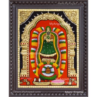 Adhi Parasakthi Amman Tanjore Painting