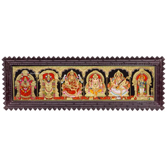 5 Panel Tanjore Painting