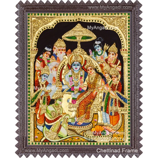 Ram Parivar Tanjore Painting