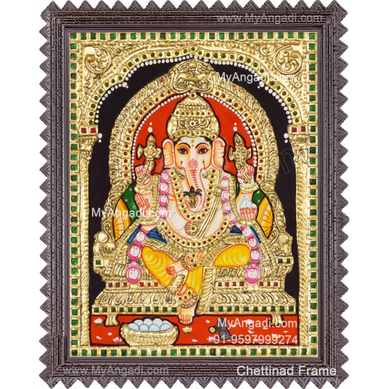 Ganapathi Tanjore Painting