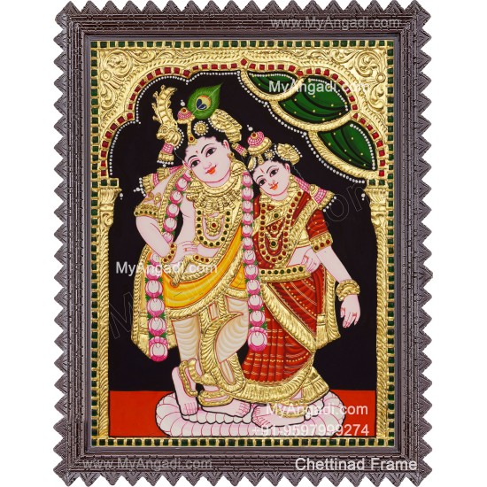 Radha Krishna Tanjore Paintings