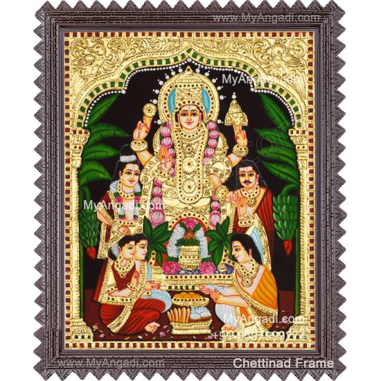 Sathyanarayana Tanjore Painting