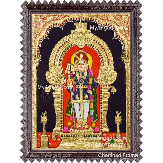 Palani  Murugan Tanjore Painting