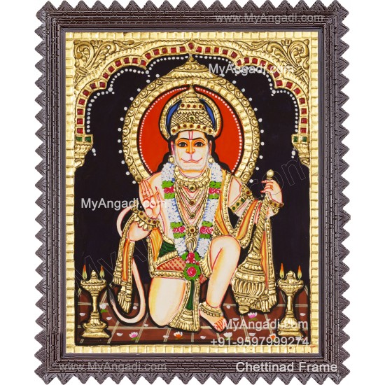 Hanuman Tanjore Painting
