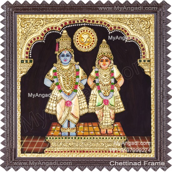 Pandurangan Rakhumai Tanjore Painting