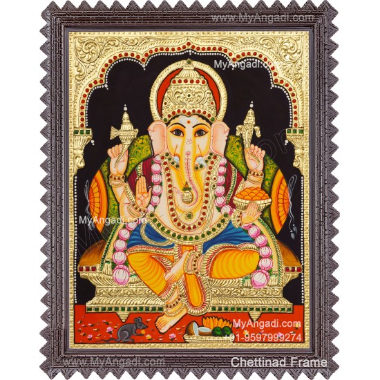 Ganesha Tanjore Painting