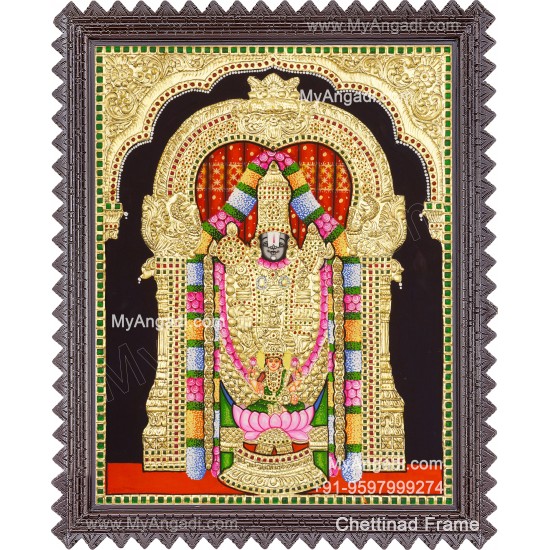Balaji Lakshmi Tanjore Painting