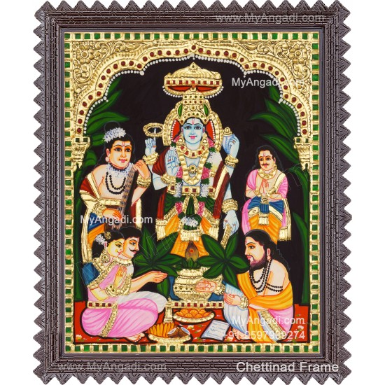 Sathyanarayana Tanjore Painting
