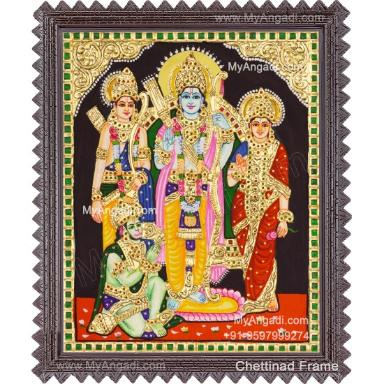 Ram Darbar Tanjore Painting