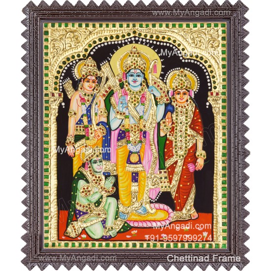 Ram Darbar Tanjore Painting