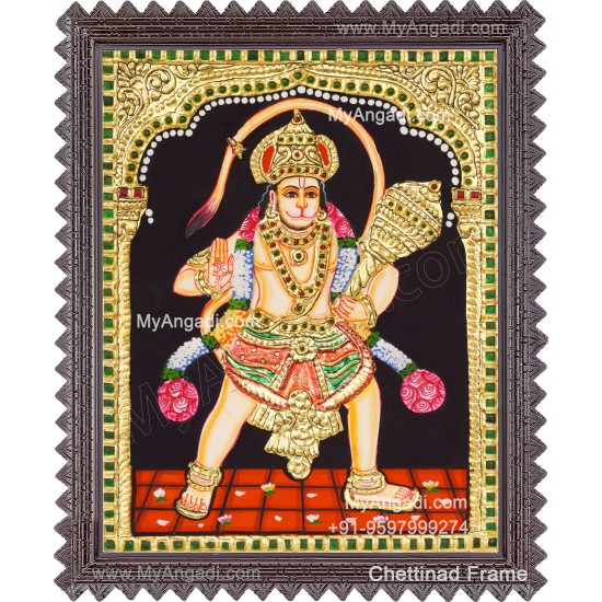 Hanuman Tanjore Painting