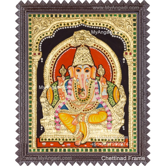 Ganapathi Tanjore Painting 