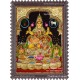 Kuber Lakshmi 2d Tanjore Painting