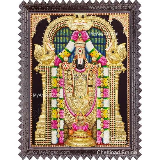 Balaji 3d Tanjore Painting