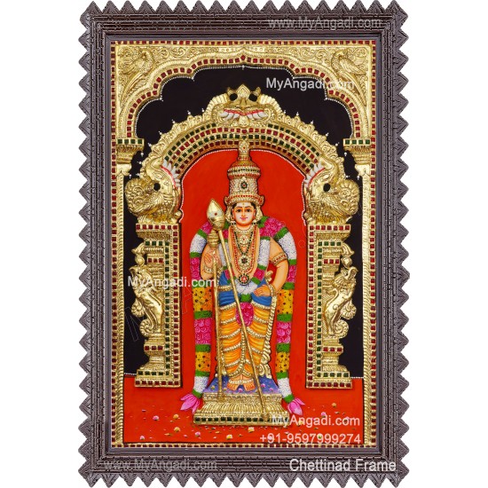 Murugan 3D Tanjore Painting