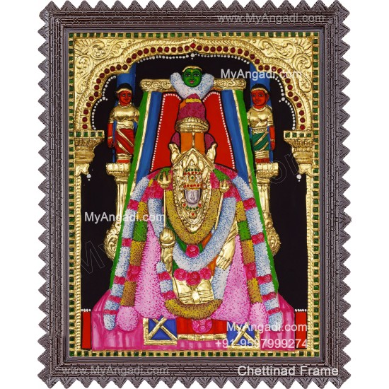 Kuladeivam Pachiamman 3D Tanjore Painting