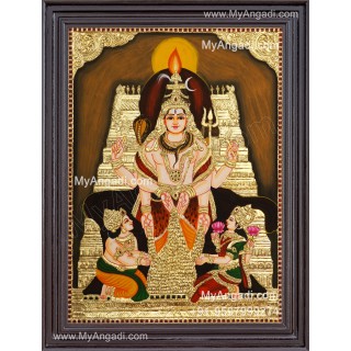 Iswarya Eswarar Lakshmi  Tanjore Painting