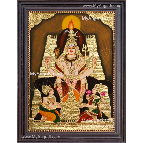 Iswarya Eswarar Lakshmi  Tanjore Painting