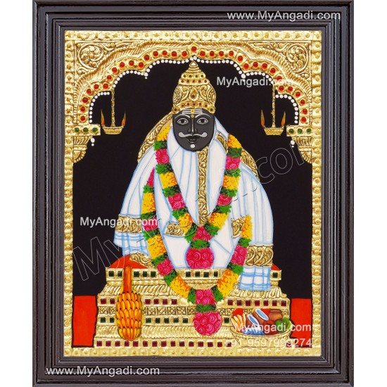 Sri PoondhaMada Swamy Tanjore Painting