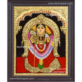 Sri vanadurgai Amman Tanjore Painting