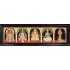 5 Panel Balaji Lakshmi Murugan Ganesha Saraswathi Tanjore Painting
