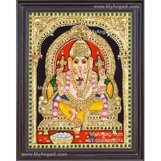 Ganapathi Tanjore Painting