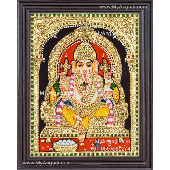 Ganapathi Tanjore Painting