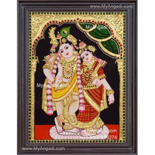 Radha Krishna Tanjore Paintings